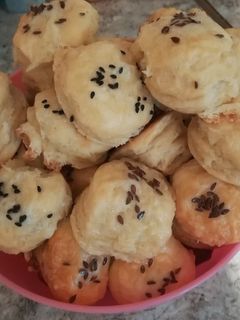 Túrós - sajtos pogácsa recept fotója