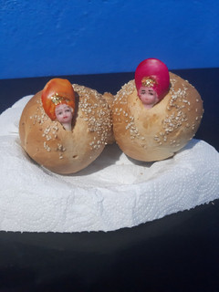 Una foto de Pan de muerto (pan de morido)