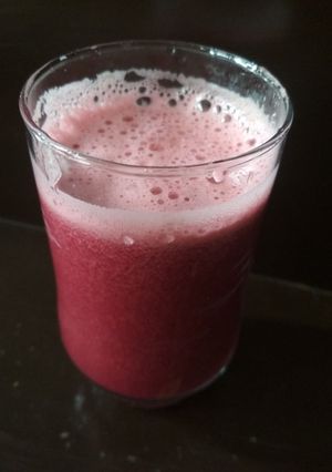 A picture of Beetroot juice.