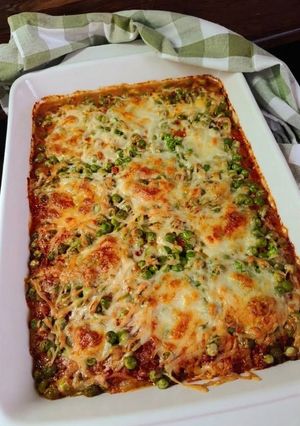 Zöldborsós pásztor pite bolognai módra recept fotója