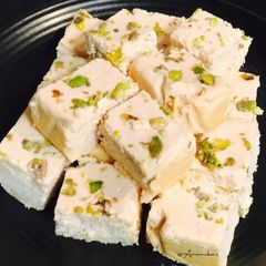 A picture of Kolkata Special Steamed or Bhapa Rose Sandesh.