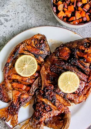 Foto resep Ikan Bawal Bakar Kecap