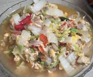 Resep Mudah Sawi putih telur orak arik Praktis Enak Resep Mudah Sawi putih telur orak arik Praktis Enak