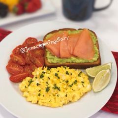 A picture of Smoked Salmon Avocado Toast.