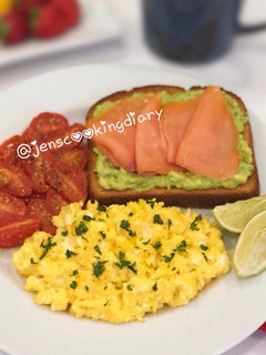 A picture of Smoked Salmon Avocado Toast.