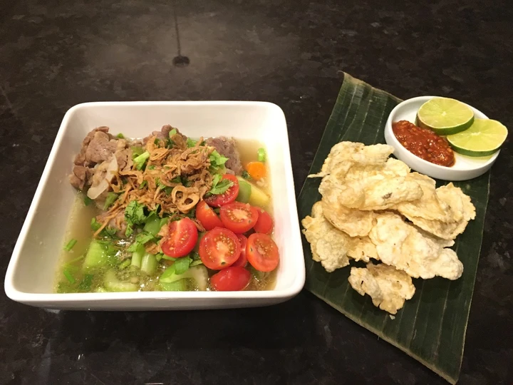 Cara Gampang Membuat Resep Sop Buntut (oxtail soup) yang Enak Banget