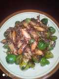 Tumis asin cumi cabe gendot
