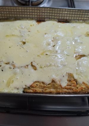 Una foto de Budín de coliflor Ali