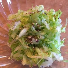 Super easy! Salted fresh cabbage キャベツの塩もみ A picture of Super easy! Salted fresh cabbage キャベツの塩もみ.