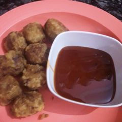 A picture of Meggi pkodras#Monsoon#.
