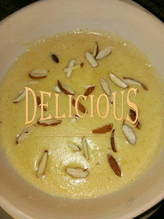 A picture of Rice pudding.