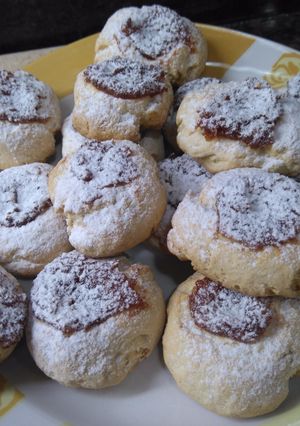 Una foto de Pepas de membrillo