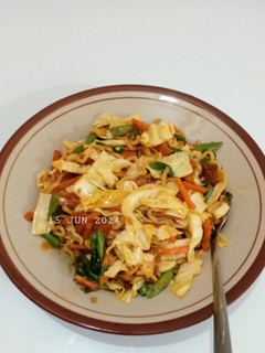 Foto resep Mie goreng sayur
