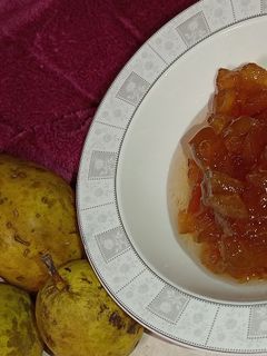 عکسی از دستور مربای گلابی محلی به روش بازاری