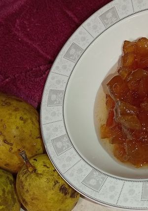 عکسی از دستور مربای گلابی محلی به روش بازاری