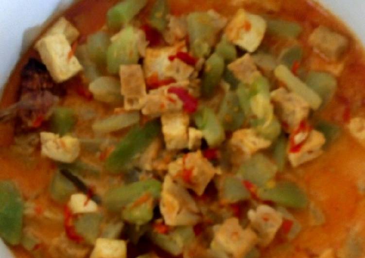 Cara Membuat Lontong sayur labu siam Anti Gagal