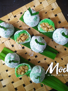 Foto resep Mochi Pandan Simple (No Kukus)
