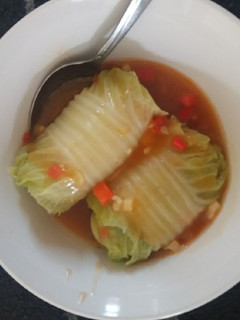 Foto resep Sawi putih ayam roll