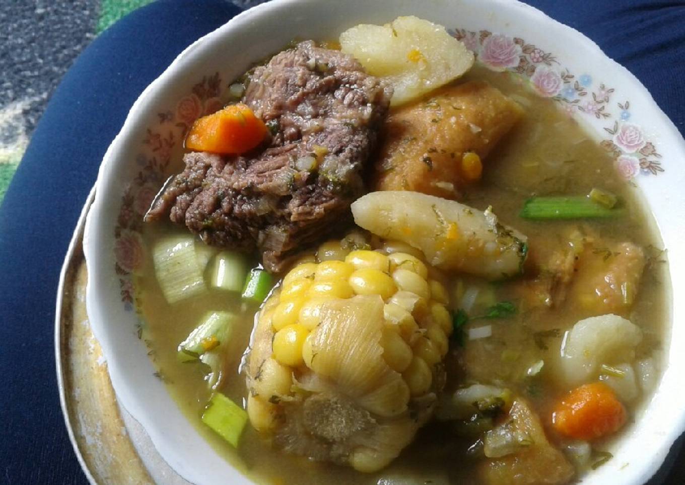 Sancocho de costilla, Versión Mary Acosta