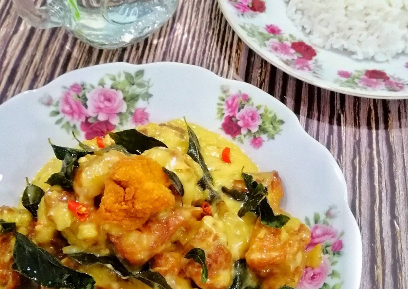 Susu ayam dengan keju
