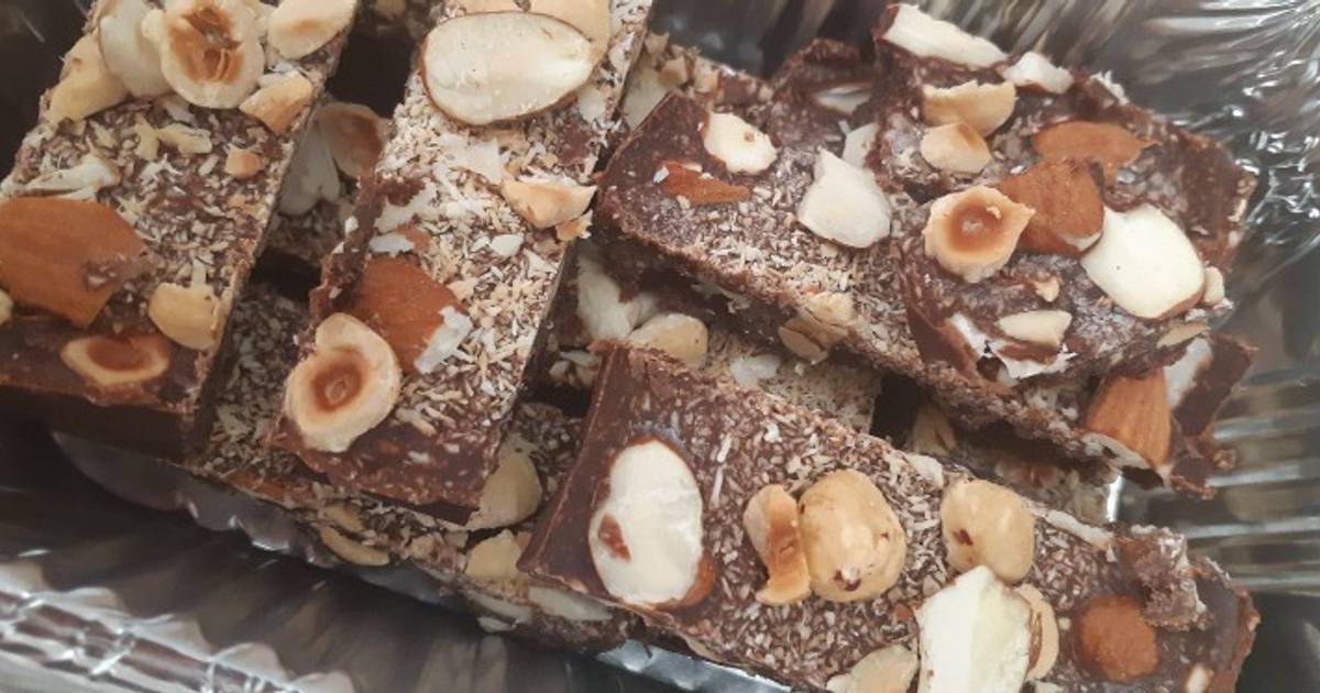 Coconut oil chocolate bars συνταγή από τον/την Asimomiti Dimitra Cookpad