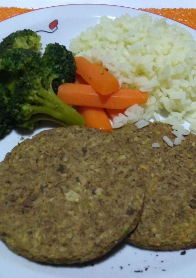 Una foto de Hamburguesas de lentejas (veganas)