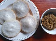 Gambar serabi tepung beras tradisional