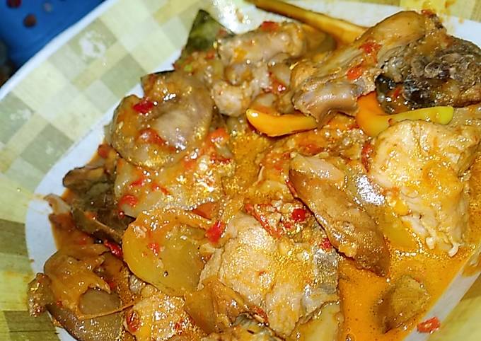 Semur Ayam jengkol