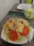 Ensalada de papas con pollo