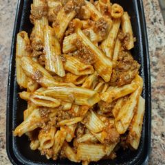 A picture of Pressure Cooker Penne With Meat Sauce.