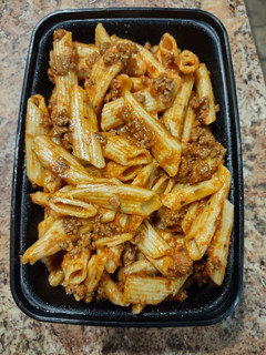 A picture of Pressure Cooker Penne With Meat Sauce.