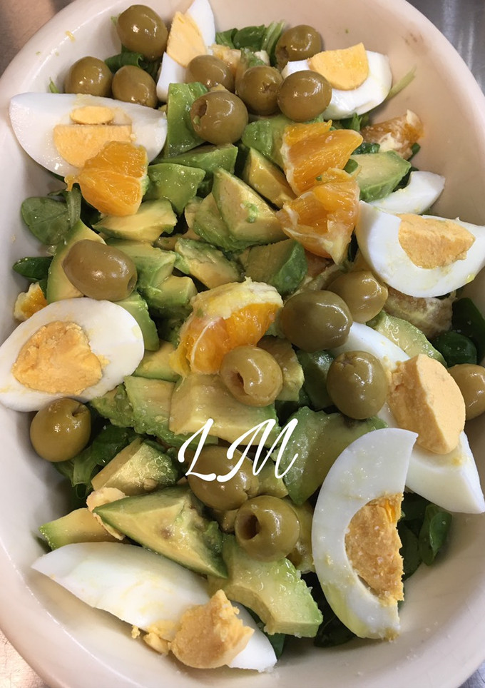 Una foto de Ensalada de naranja