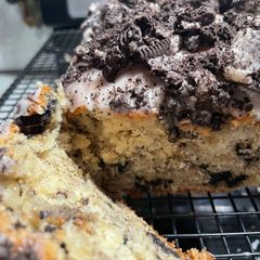 A picture of Oreo banana bread.