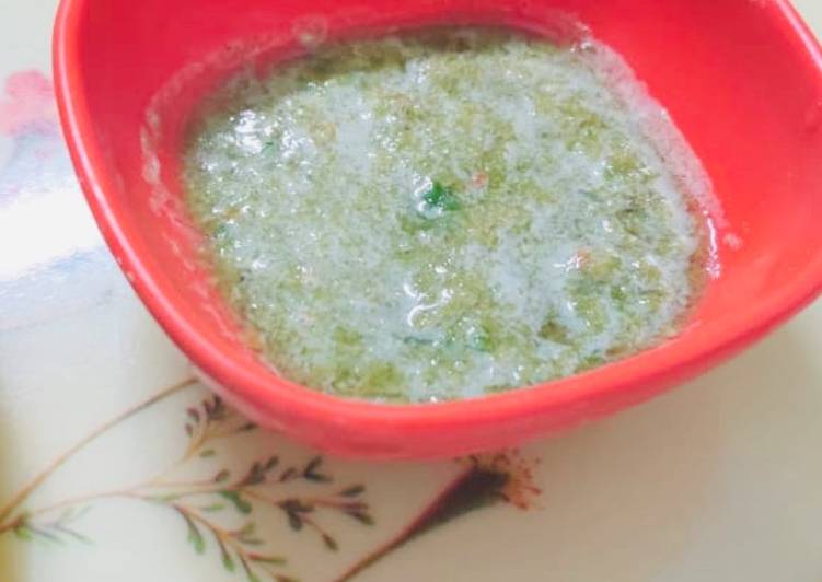 Simple Way to Prepare Ultimate Simple green chilli chutney
