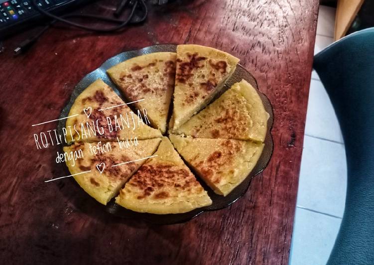 44. Roti Pisang Banjar dengan teflon biasa