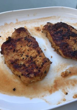 Une photo de Médaillons de porc marinés et grillés à la plancha