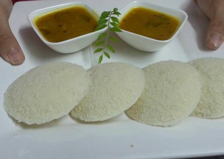 Recipe of Homemade Idli sambar