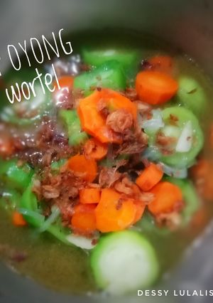 Foto resep Sup oyong wortel