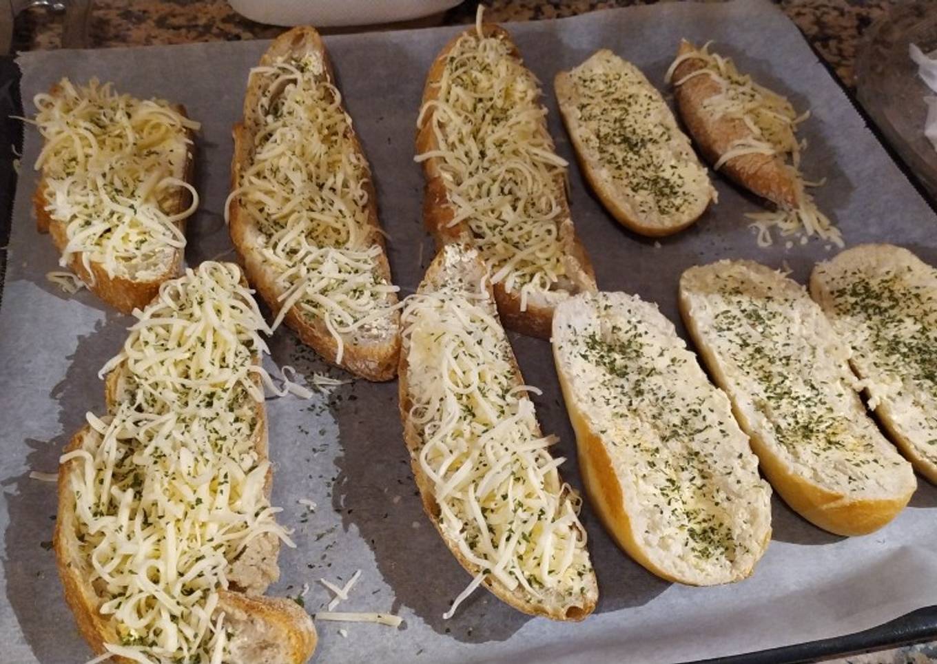 Pan de ajo al estilo italiano