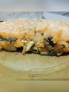 Una foto de Pastel de calabaza relleno de espinaca