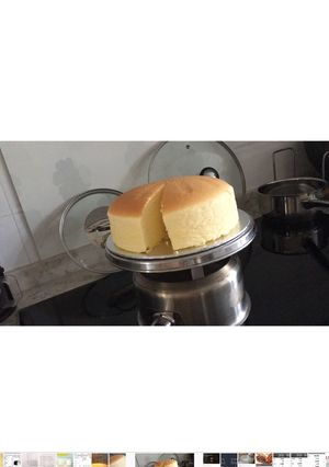 A picture of Japanese Cheesecake.