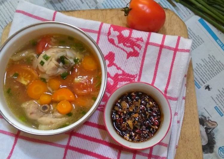 Sup Ayam Wortel - Resep Favorit