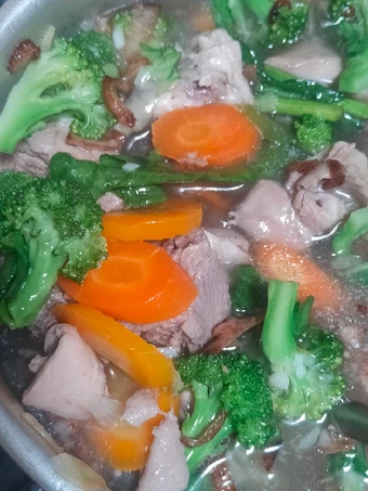 Cara Gampang Membikin Resep Sup ayam brokoli wortel yang Enak Banget Anti Ribet, Sempurna