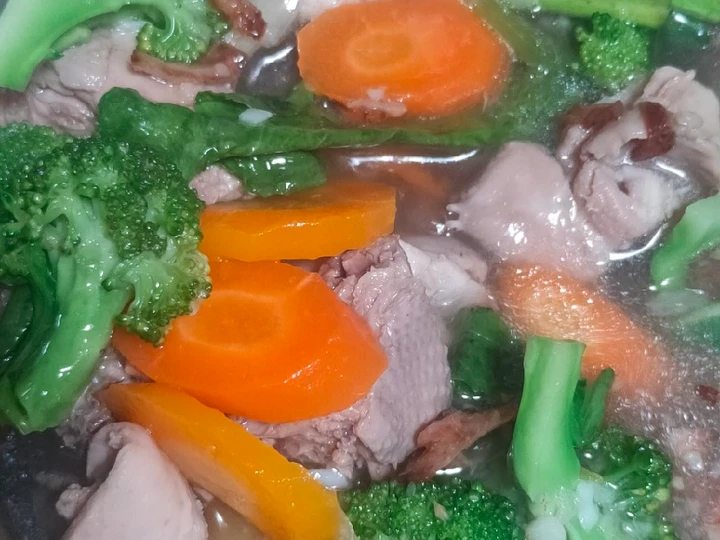 Cara Gampang Membikin Resep Sup ayam brokoli wortel yang Enak Banget Anti Ribet, Sempurna