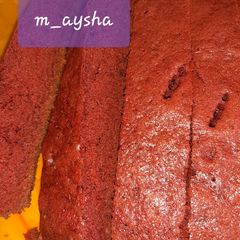 A picture of Red velvet cake.