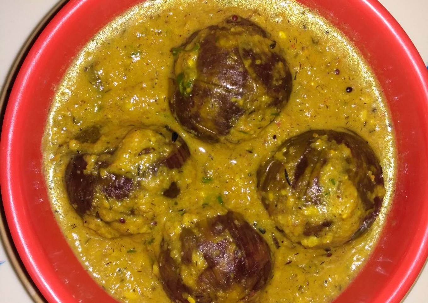 Stuffed brinjal