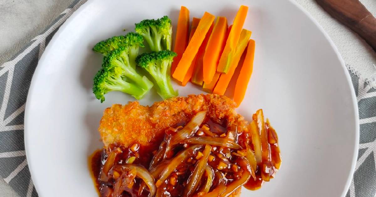 Resep Tilapia Fish Steak with Black Pepper Sauce oleh Lyliput Kitchen's