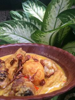 Foto resep Kare ayam tahu telur pedas