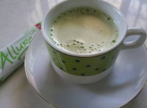 Foto resep Green tea latte panas(allure)