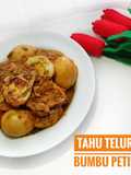 Tahu Telur Bumbu Petis